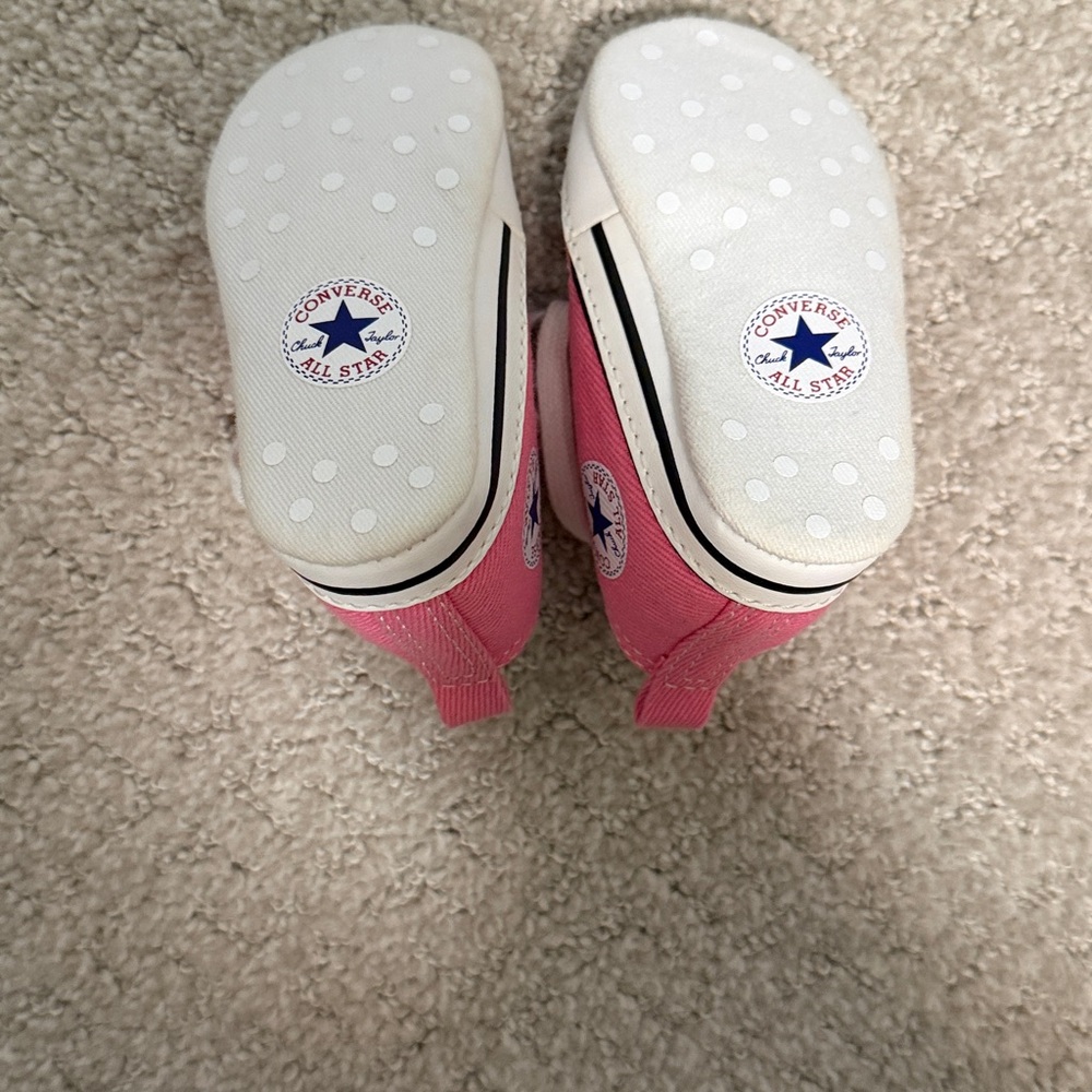 Pink Infant Converse - Picture 3 of 4